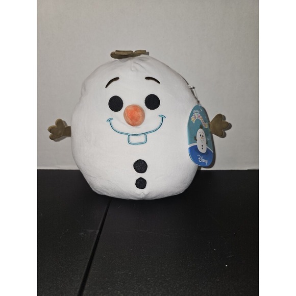 Squishmallows 10" Olaf Snowman Disney Frozen Soft White Plush NWT - Picture 1 of 4
